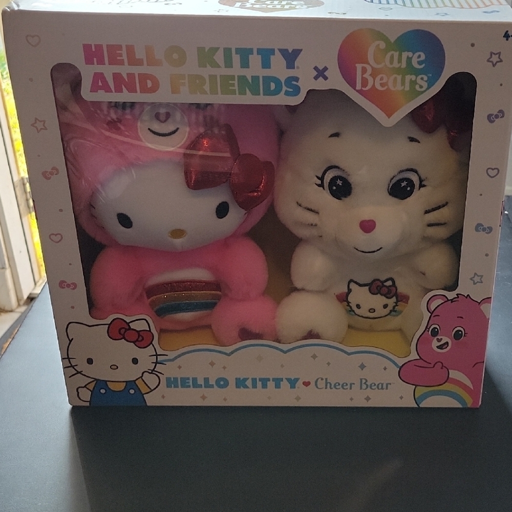 Hello Kitty Pink and White Plush Friends Set